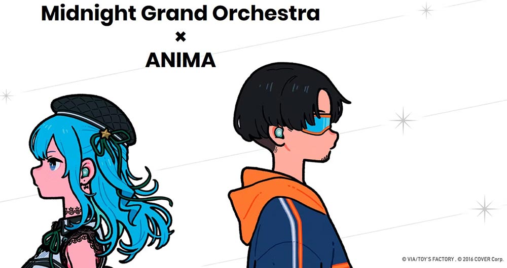 ANIMA | 無線藍牙耳機 ANW01-MGO Midnight Grand Orchestra Ver.