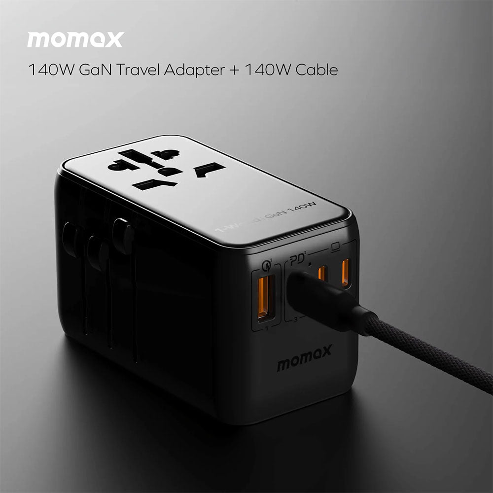 MOMAX | 140W GaN Convenient Travel Socket UA16